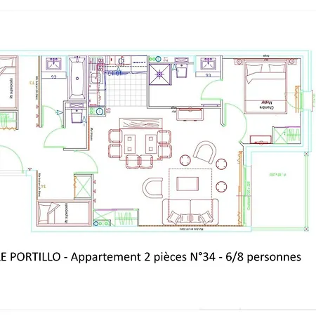 Le Portillo - Piscine - 2 Pieces Pour 8 Personnes Mae-6223 オー・ボンヌ