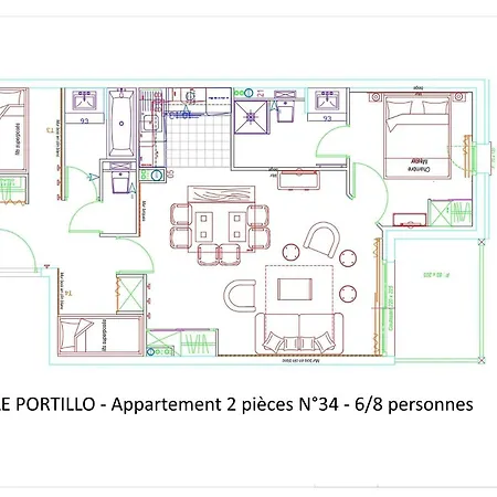 Apartamento Le Portillo - Piscine - 2 Pieces Pour 8 Personnes Mae-6223 Eaux-Bonnes